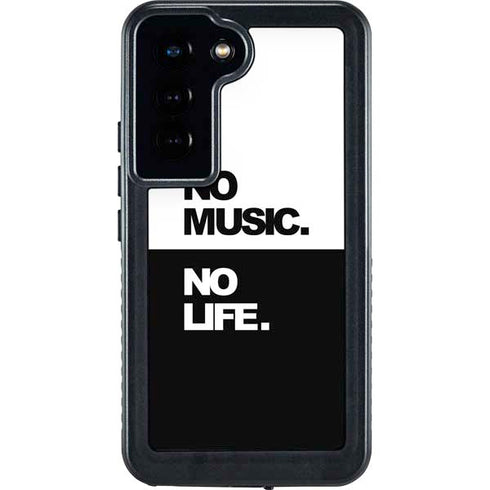 No Music No Life Galaxy S24 Waterproof Case