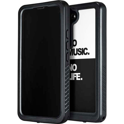No Music No Life Galaxy S24 Waterproof Case