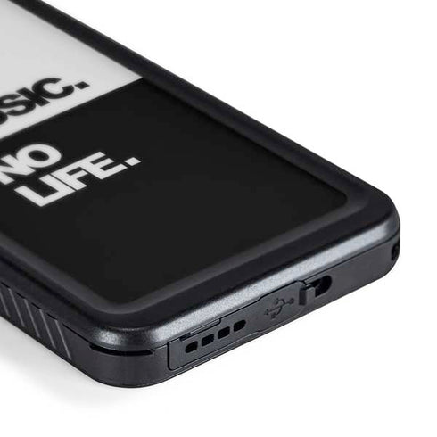 No Music No Life Galaxy S24 Waterproof Case