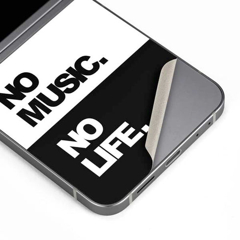 No Music No Life Galaxy Z Flip6 Skin