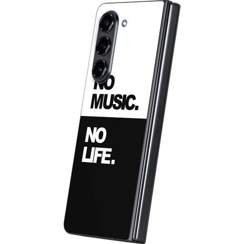 No Music No Life Galaxy Z Fold5 5G Skin
