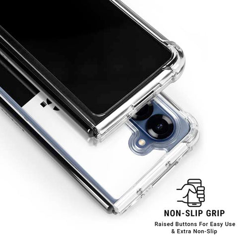 No Music No Life Galaxy Z Fold6 Clear Case