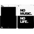 No Music No Life iPad Skins