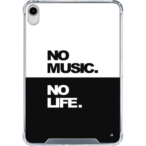 No Music No Life iPad 11th Gen (2025) Clear Case
