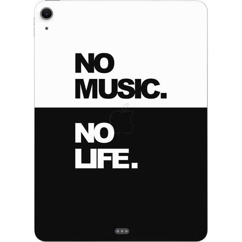 No Music No Life Apple iPad Air Skin