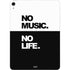 No Music No Life Apple iPad Air Skin