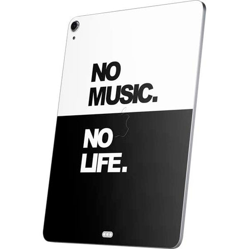 No Music No Life Apple iPad Air Skin