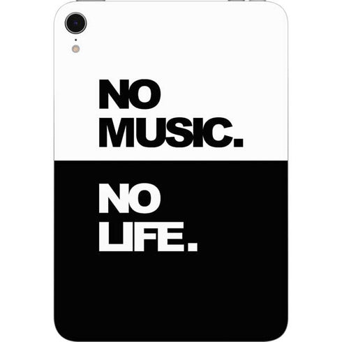 No Music No Life Apple iPad Mini Skin