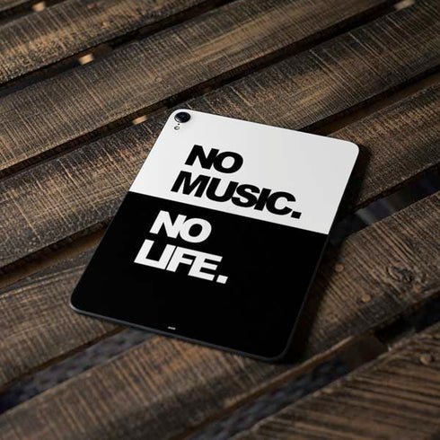 No Music No Life Apple iPad Pro Skin