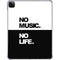 No Music No Life iPad Pro 11in (2024) Clear Case