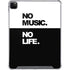 No Music No Life iPad Cases