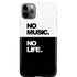 No Music No Life iPhone Cases
