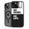 No Music No Life iPhone 14 Plus Kickstand Case