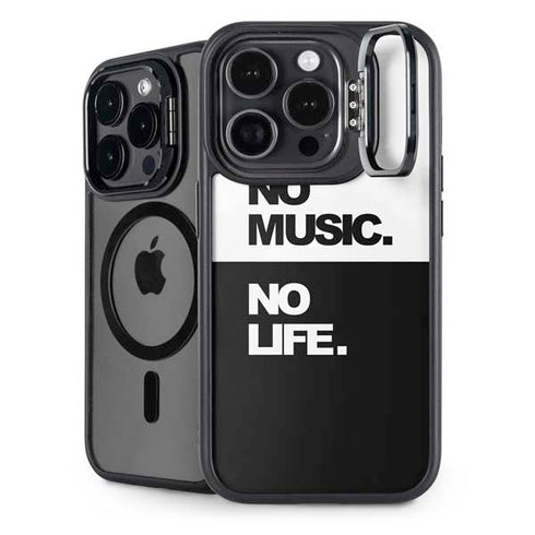 No Music No Life iPhone 14 Pro Max Kickstand Case