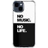 No Music No Life iPhone 15 Clear Case