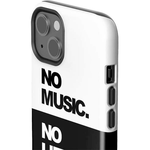 No Music No Life iPhone 15 Impact Case