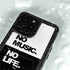 No Music No Life iPhone 15 Pro Waterproof Case
