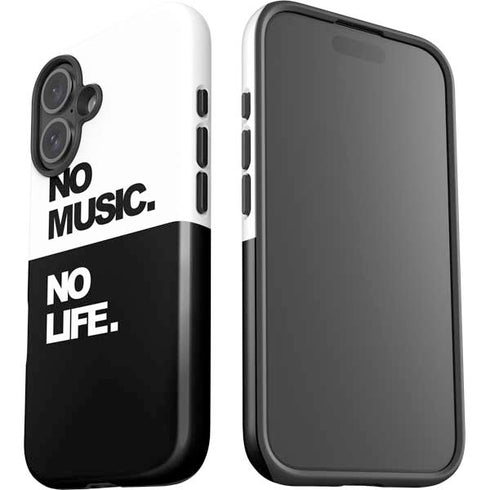 No Music No Life iPhone 16 Plus Impact Case