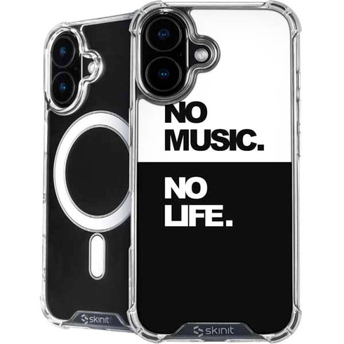 No Music No Life iPhone 16 Plus MagSafe Case