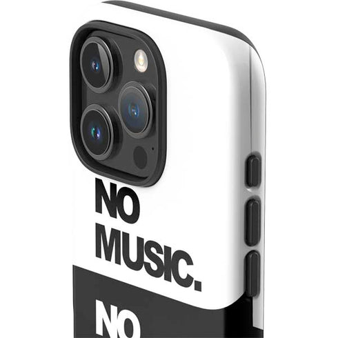 No Music No Life iPhone 16 Pro Max Impact Case