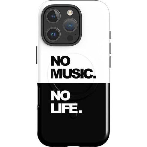 No Music No Life iPhone 16 Pro Max Magsafe Impact Case