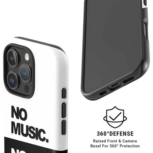 No Music No Life iPhone 16 Pro Max Magsafe Impact Case