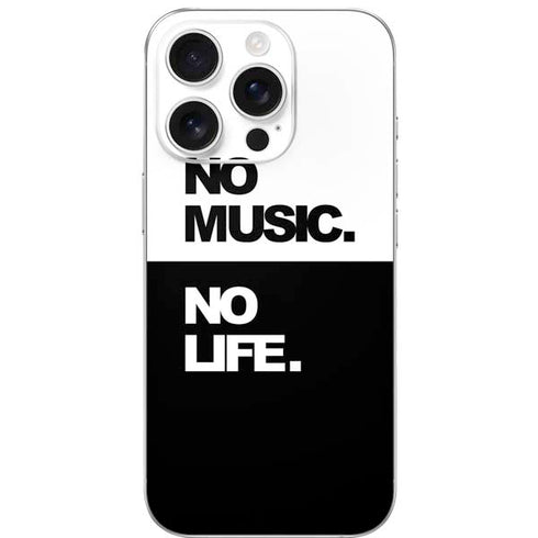 No Music No Life iPhone 16 Pro Skin
