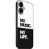No Music No Life iPhone 16 Skin