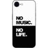 No Music No Life iPhone 16e Skin
