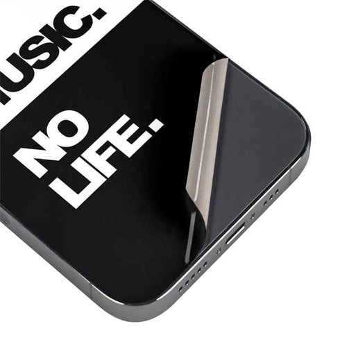 No Music No Life iPhone 16e Skin