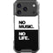 No Music No Life iPhone 18 Pro Clear Case
