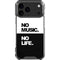 No Music No Life iPhone 18 Pro Max Clear Case
