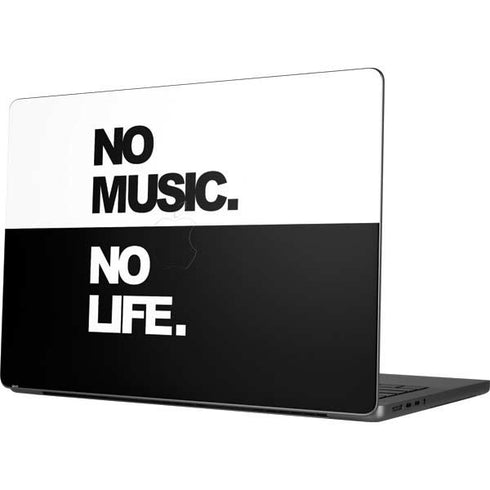 No Music No Life Apple MacBook Pro 14-inch Skin