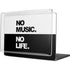No Music No Life MacBook Cases