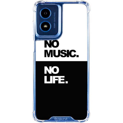 No Music No Life Moto G 5G (2024) Clear Case