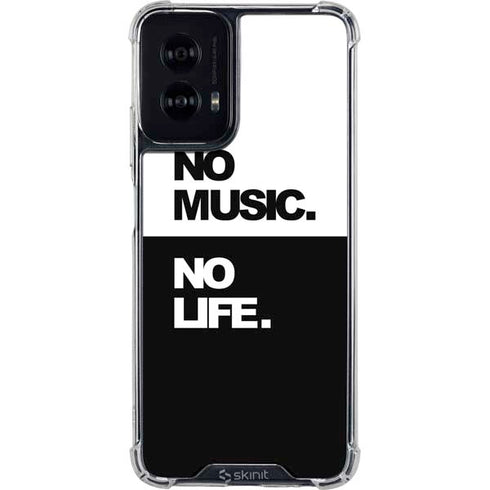 No Music No Life Moto G Power 5G (2024) Clear Case