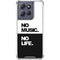 No Music No Life Moto G Stylus 5G (2025) Clear Case