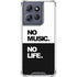 No Music No Life Moto G Stylus 5G (2025) Clear Case