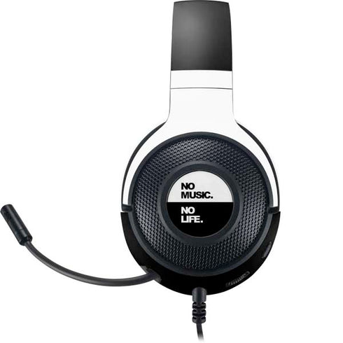 No Music No Life Razer Kraken X Skin