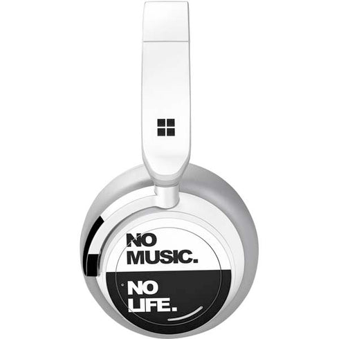 No Music No Life Surface Headphones Skin