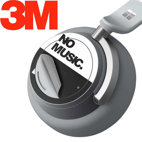 No Music No Life Surface Headphones Skin