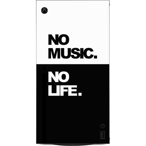 No Music No Life XBox Series X Digital Edition Console Skin