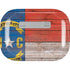 North Carolina Flag Dark Wood AirPods Skins