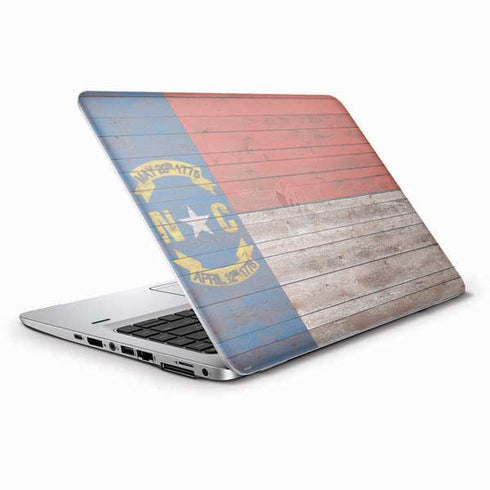 North Carolina Flag Dark Wood HP Elitebook Skin