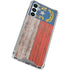 North Carolina Flag Dark Wood Gabb Phone 4 Clear Case