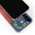 North Carolina Flag Dark Wood Galaxy A55 5G Clear Case