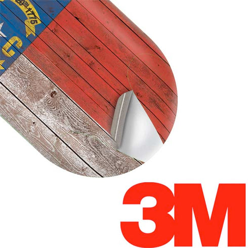 North Carolina Flag Dark Wood Galaxy Buds Plus Skin