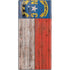 North Carolina Flag Dark Wood Galaxy Note 10 Plus Skin