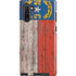 North Carolina Flag Dark Wood Galaxy Cases
