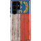North Carolina Flag Dark Wood Galaxy S25 Ultra Impact Case